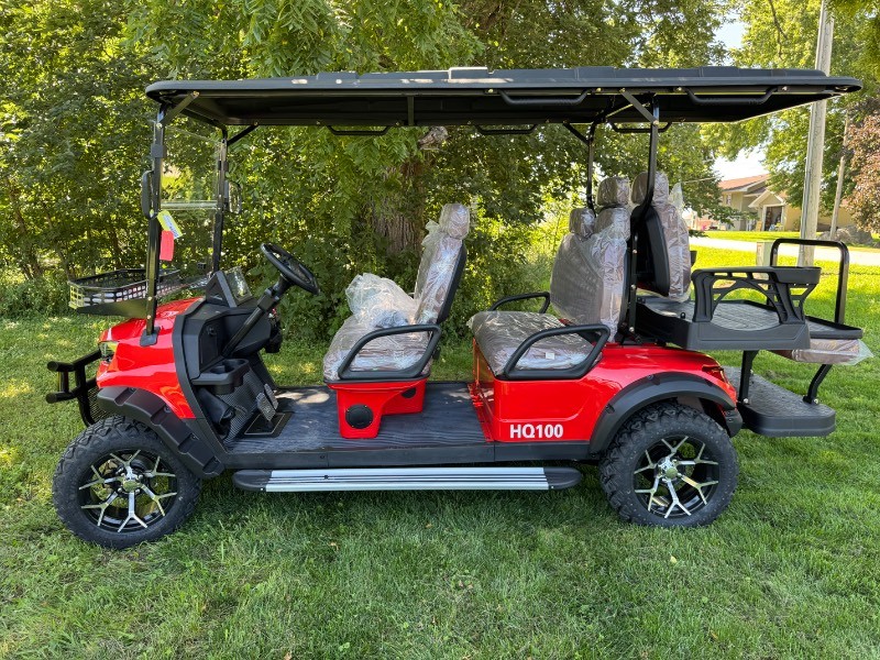 2026 SDLANCH 6-Person Electric Golf Cart (SDLGC100) Red