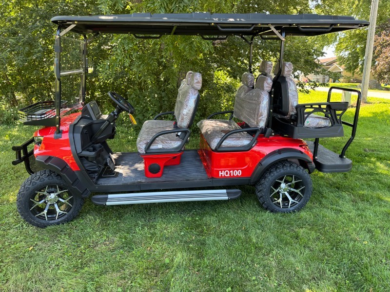 2026 SDLANCH 6-Person Electric Golf Cart Red (SDLGC100) Red