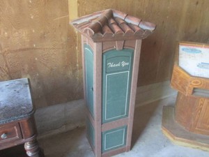 (UD2) Decorative Trash Can 57 Tall...