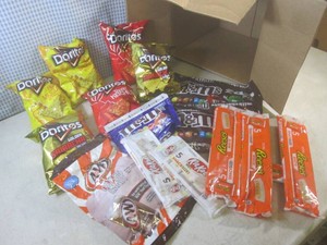 (BR3) Assorted Candy and Chips Past...