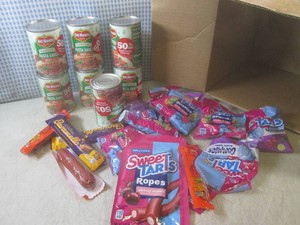 (BR3) Canned Pasta Sauce and Candy ...