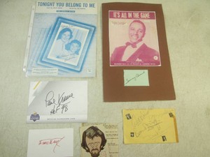 (FS) Assorted Vintage Autographed E...