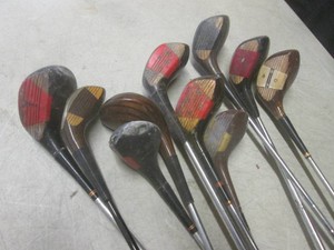 (BS) Assorted Vintage Wood Head Gol...
