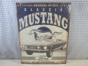 (G-1) Ford Mustang Tin Sign 16 x 1...