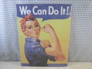 (EC1) We Can Do It Tin Sign 16 x ...