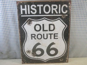 (G-1) Historic Old Route 66 Tin Sig...