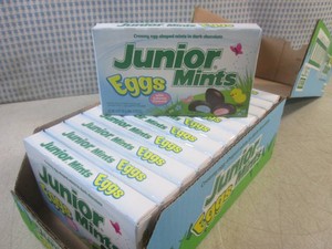 (B-2) 12 Boxes of Junior Mints Eggs...
