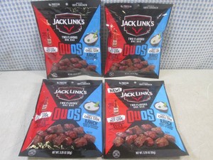 (B-2) 4 Bags of Jack Links Duos Buf...