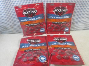 (B-3) 4 Bags of Jack Links Barbecue...
