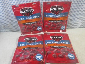 (B-3) 4 Bags of Jack Links Barbecue...