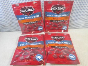 (B-3) 4 Bags of Jack Links Barbecue...