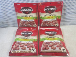(B-3) 4 Bags of Jack Links Jalapeno...