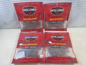(B-3) 4 Bags of Jack Links Spicy Re...