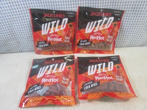 (B-3) 4 Bags of Jack Links Wild Fra...