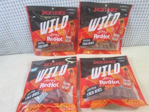 (B-3) 4 Bags of Jack Links Wild Fra...