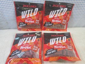 (B-2) 4 Bags of Jack Links Wild Fra...