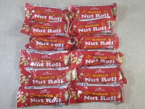 (B-1) 12 Salted Nut Roll Candy Bars...