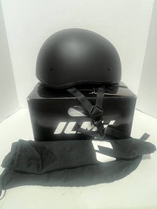 NIB ILM-883V Matte Black Motorcycle Helmet Sz S
