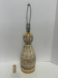Mid Century Mod Ceramic Table Lamp No Shade