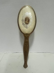 Beautiful Vintage Hairbrush with Cameo Accent