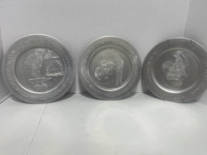 1980, 82, 83  Minnesota Steam Threshers Reunion Aluminum Plates