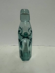 Vintage Codd Neck Marble Bottle Blue Glass