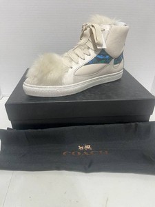 Genuine NIB COACH C203 Soft SmoothCalf Suede 6.5M wDust Bag