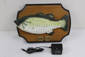 Big Mouth Billy Bass Animated Fish Wall Plaque With Adapter & Stand