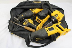 DeWalt Cordless Tool Assortment in Bag Mixed Lot