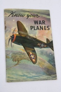 Know Your War Planes Illustrated Booklet