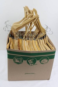 Wooden Hangers (37 Hangers)