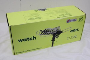 Onn. Outdoor Motorized Antenna Up to 85 Mile Range
