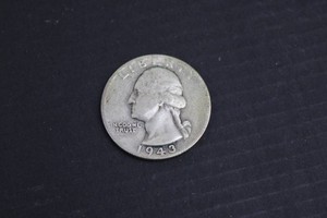 1943 Washington Quarter Silver Coin