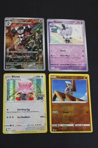 Pokemon Card Mixed Lot Gothorita, Gothita, Blissey & Timburr