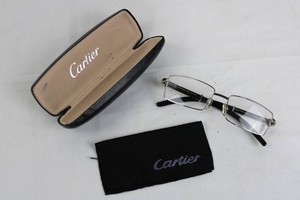 Cartier Eyeglasses 61399853 55-18-140 With Case & Cloth