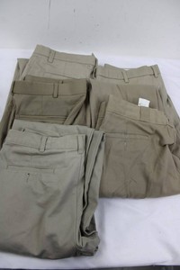 Dickies, George, Farah & Cherokee Dress Pants Mixed Lot (5 Pairs)
