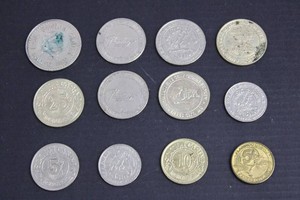 Mixed Casino Gaming Tokens