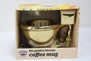 BigMouth Inc the Golden Throne Coffee Mug 10 Oz