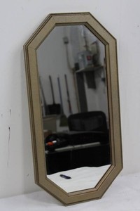 Octagonal Framed Wall Mirror (11 x 22)