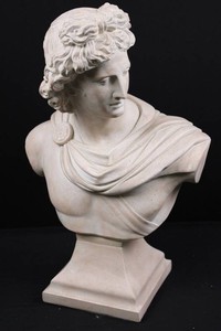 Classical Male Bust Sculpture 1997 (21 Tall)