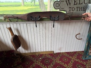 Decorative Yoke Coat Hook Display