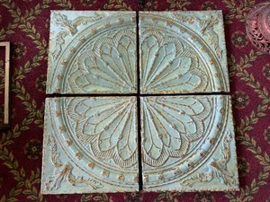 Set of (4) Metal Wall Art Panels