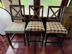 (3) Bar Height Chairs