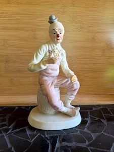 Vintage Porcelain Clown Figurine