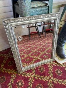 16 x 20 Beveled Mirror in Silver Frame