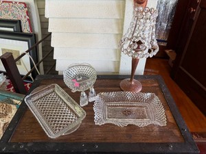 Crystal & Cut Glass Decor Lot