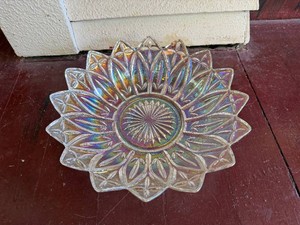 Vintage Federal Glass Iridescent Bowl