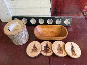 Wooden Decor Lot