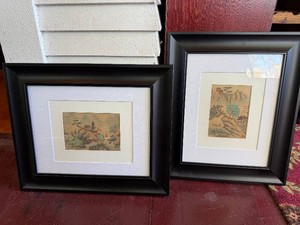 Set of (2) Framed Prints from Hong Kong