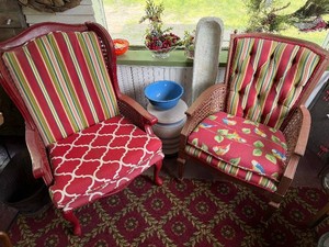 (2) Cute, Coordinated Chairs